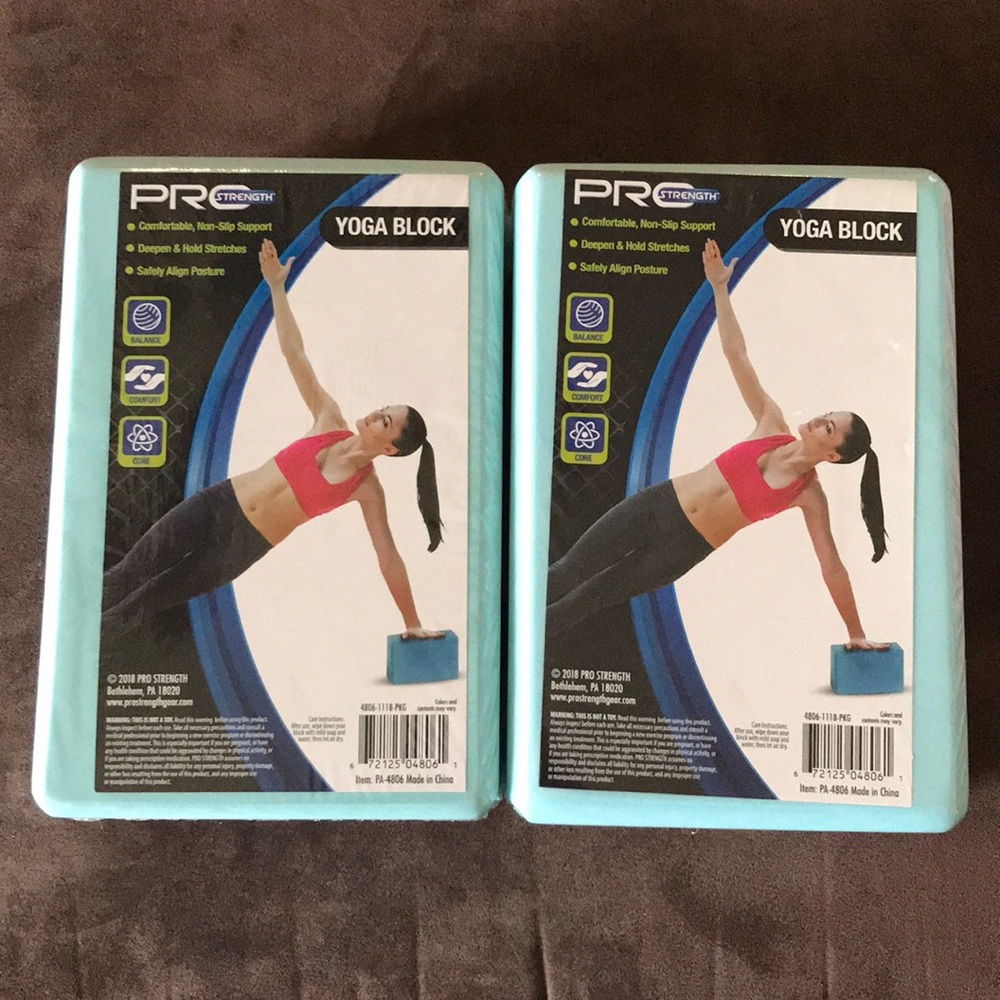Set of 2 yoga blocks